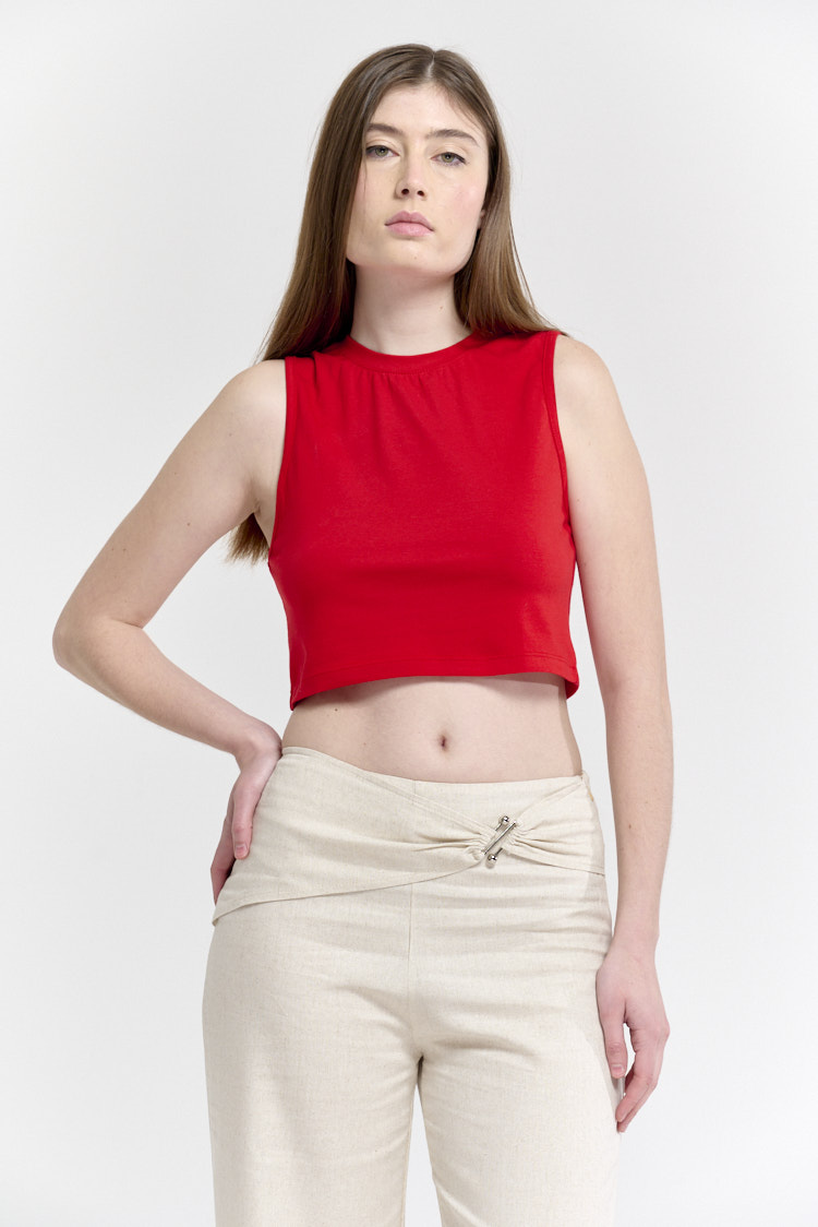 top algodon cuadrado