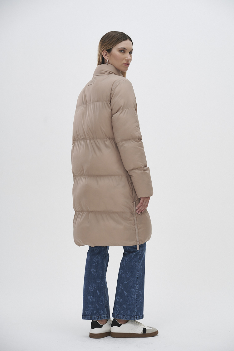Campera puffer larga
