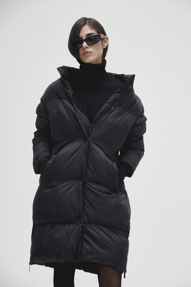 Campera puffer larga