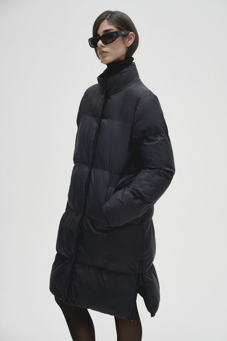 Campera puffer larga