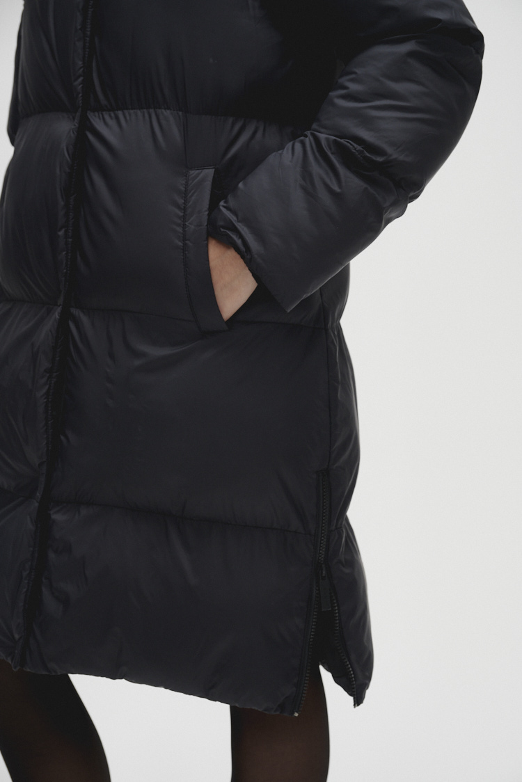 Campera puffer larga