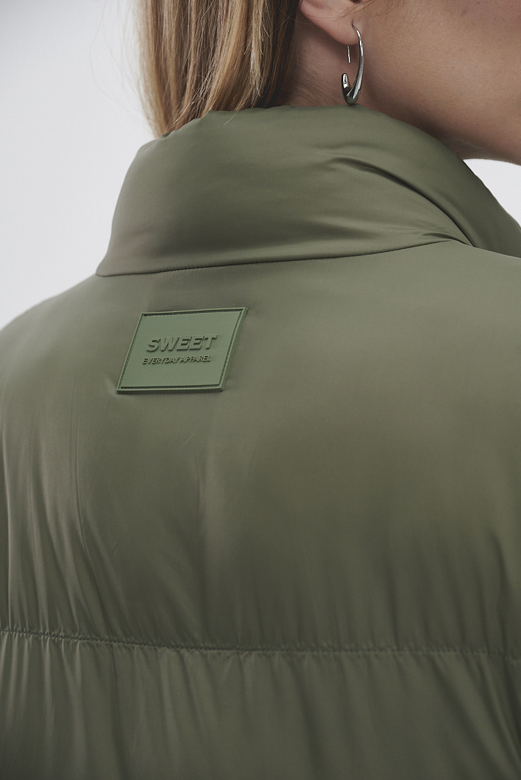 Campera puffer larga