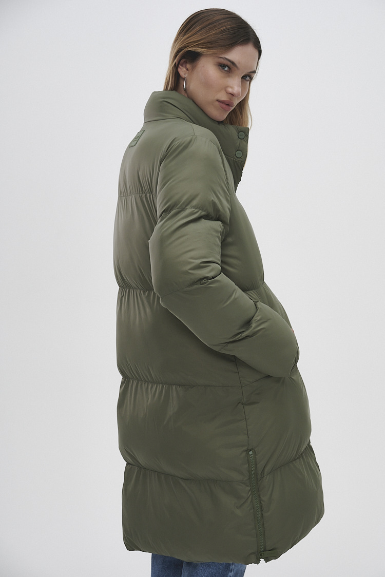 Campera puffer larga