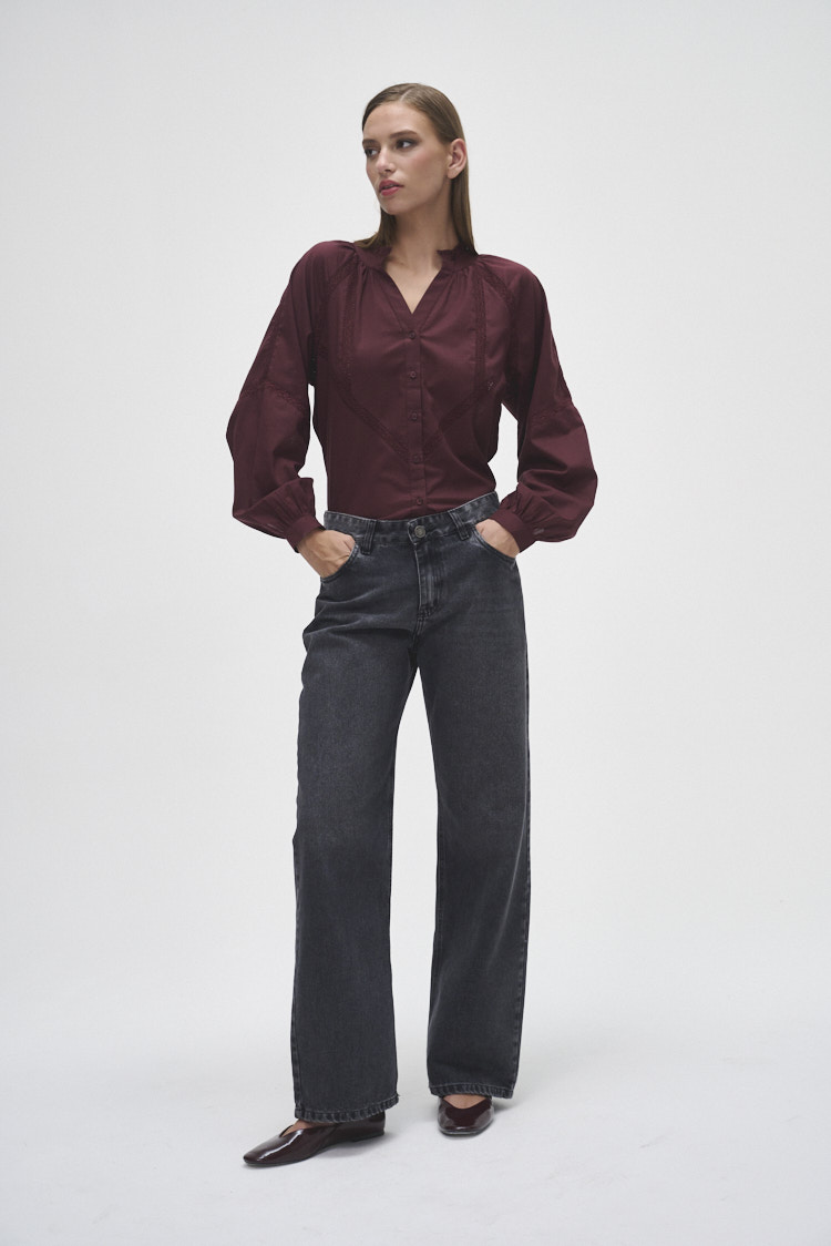 Camisa escotada