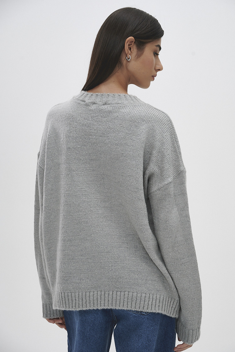 Sweater de hilo con brillo