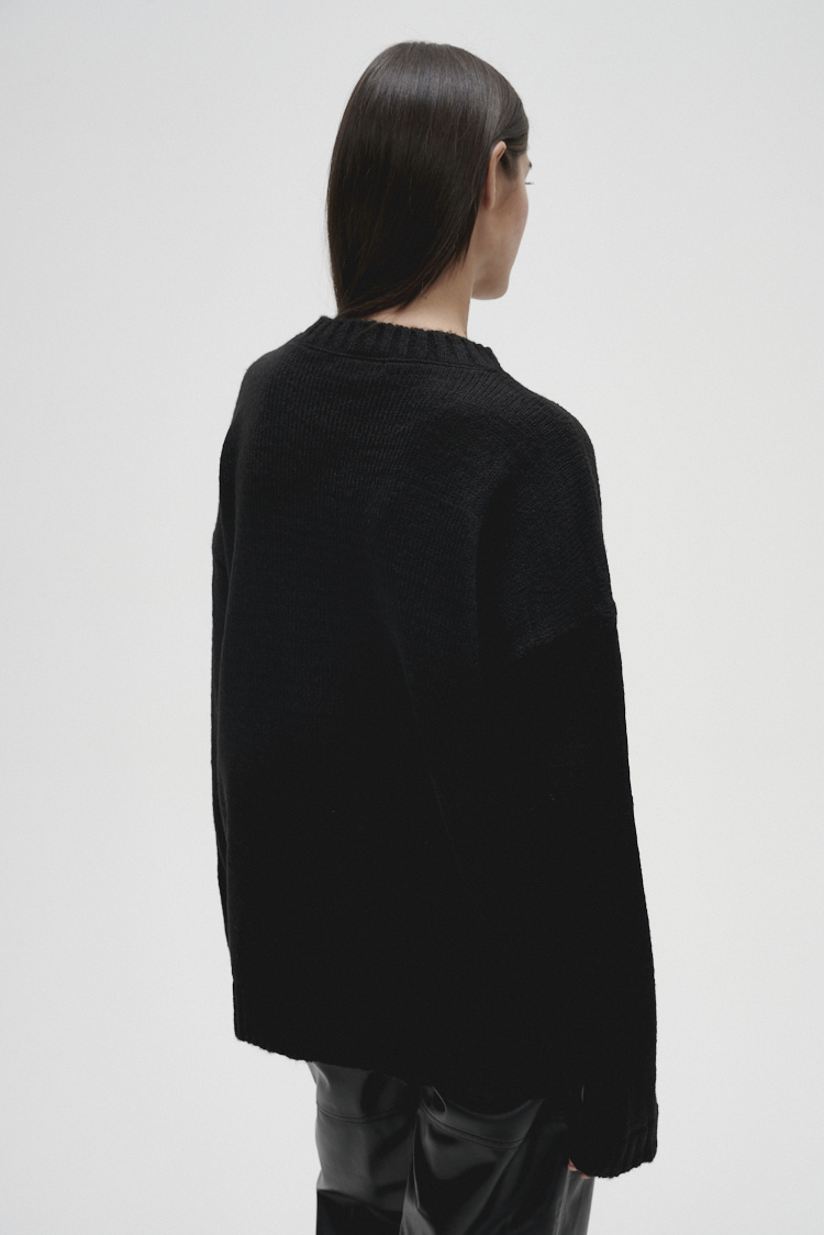 Sweater de hilo con brillo