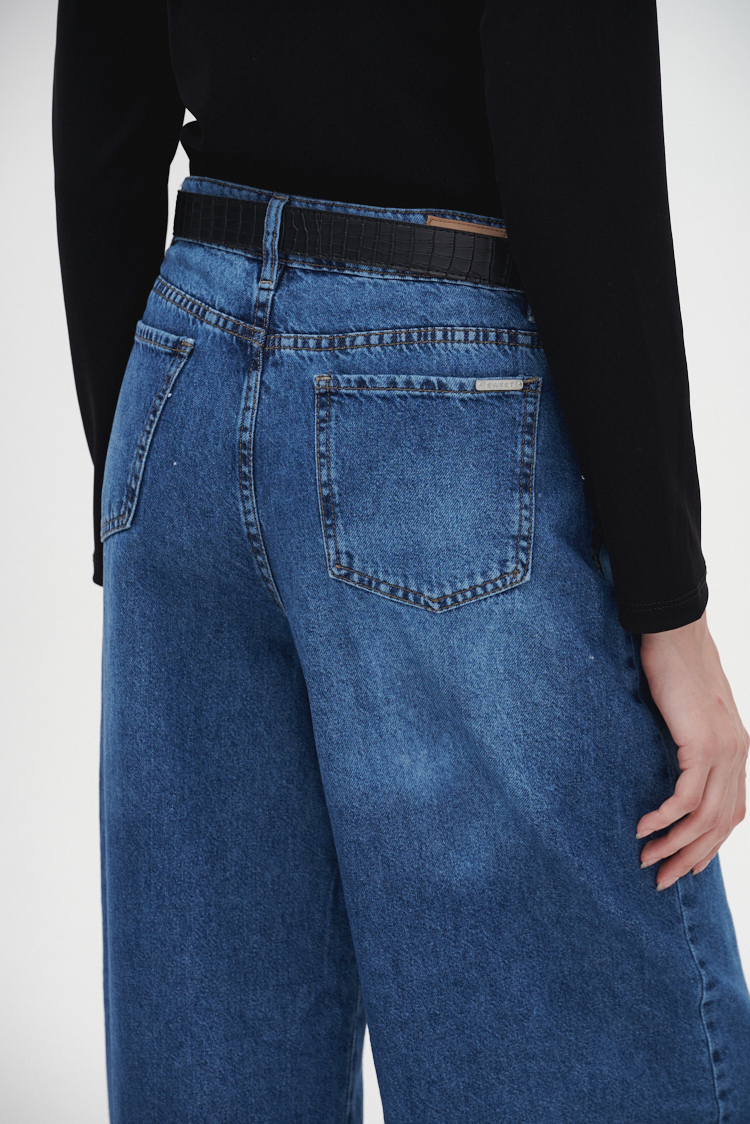 WIDE LEG DESGASTADO