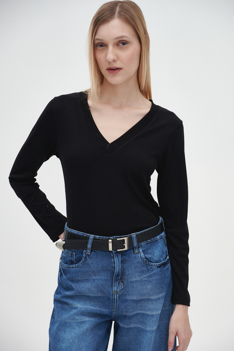 REMERA BASICA MANGA LARGA