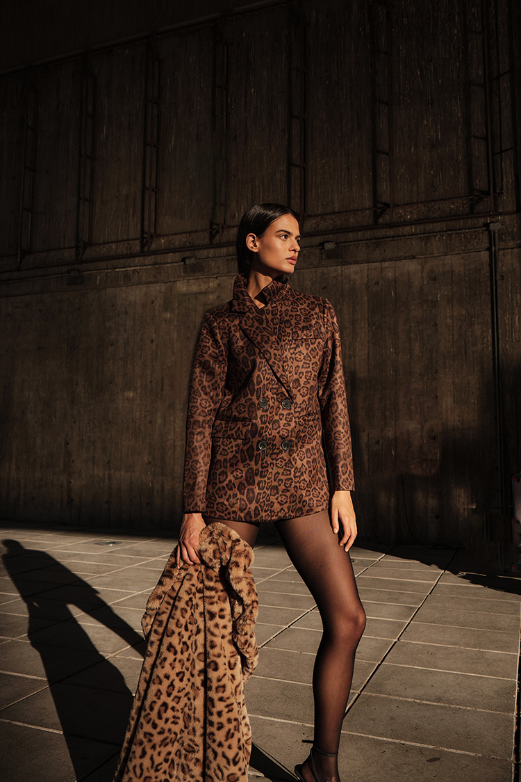 Blazer Animal print