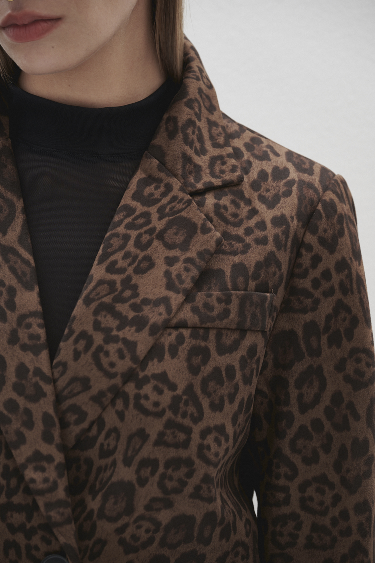 Blazer Animal print