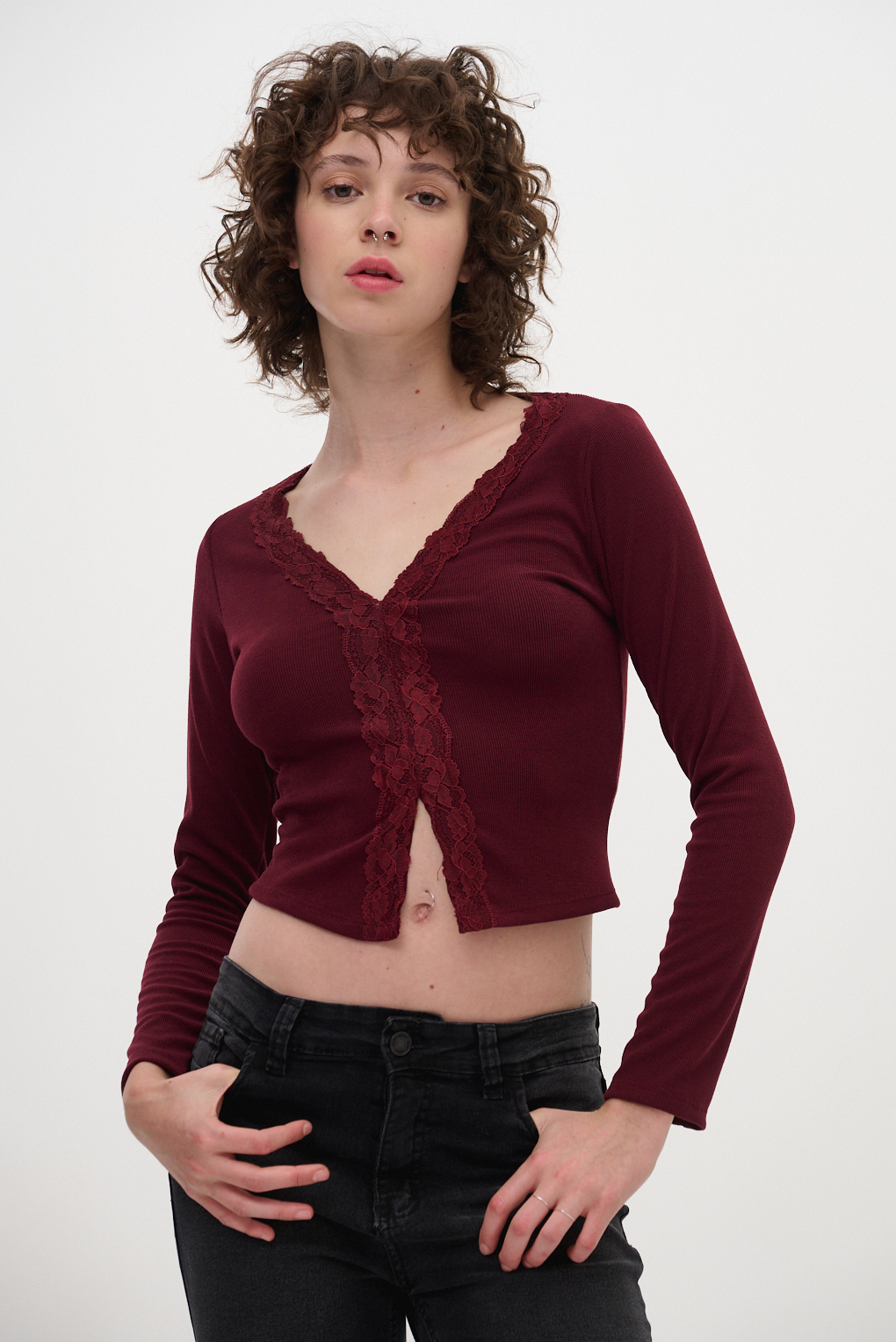 Remera encaje