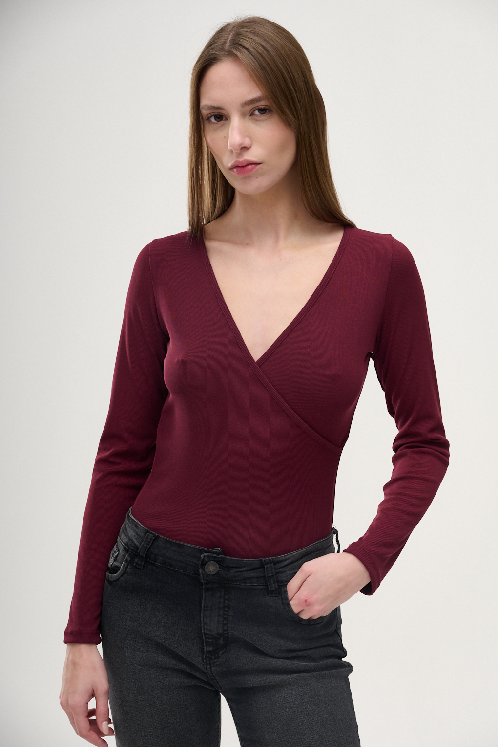 Remera cruzada