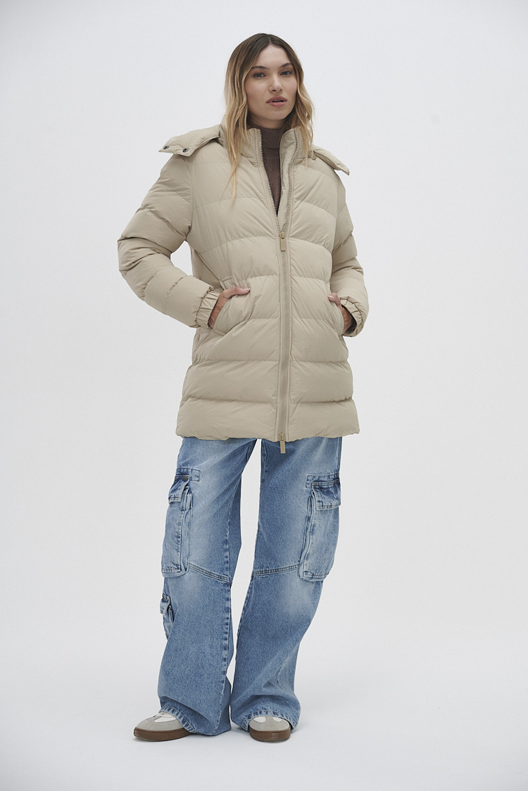 Camper puffer abrigo 