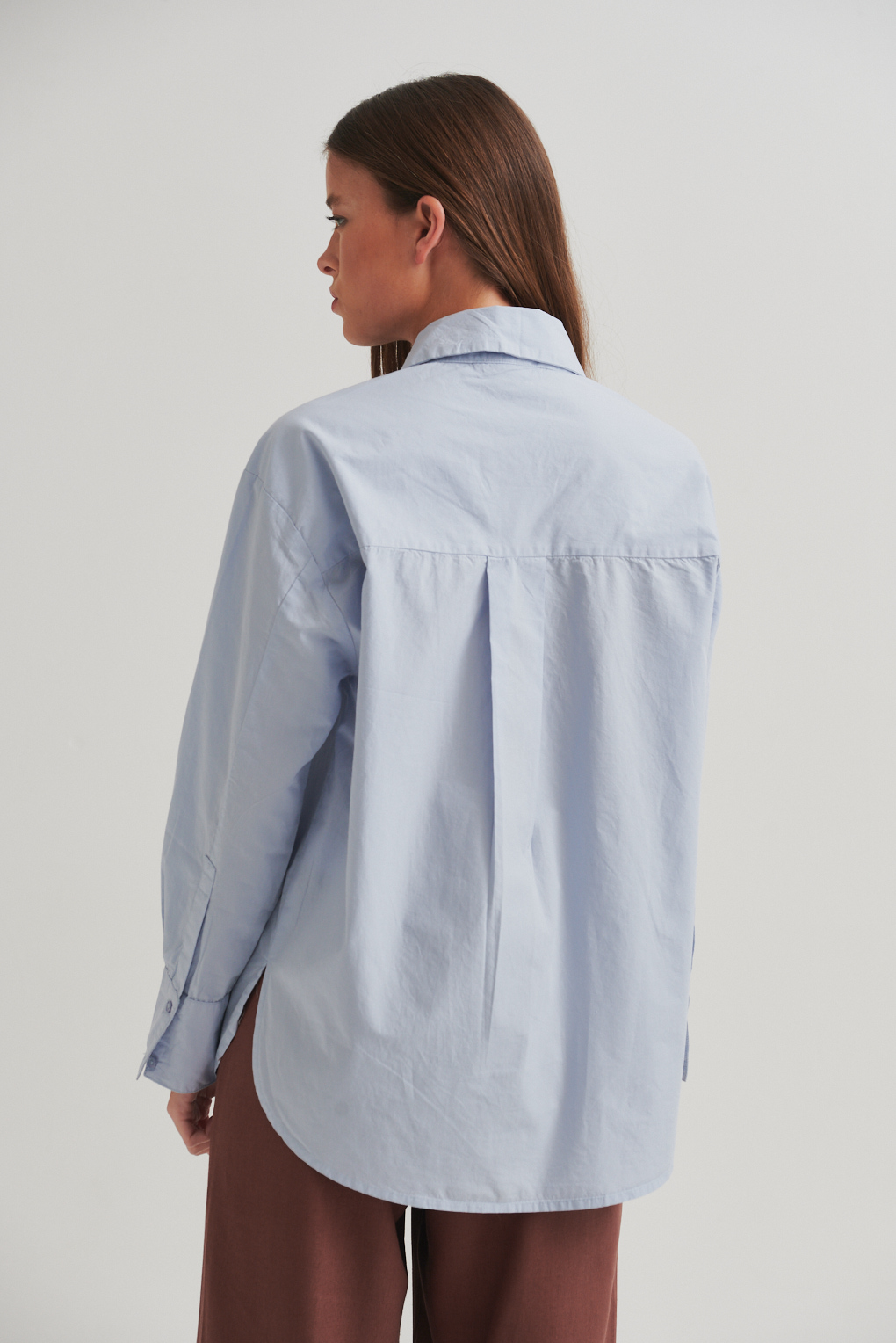 camisa algodón bordada