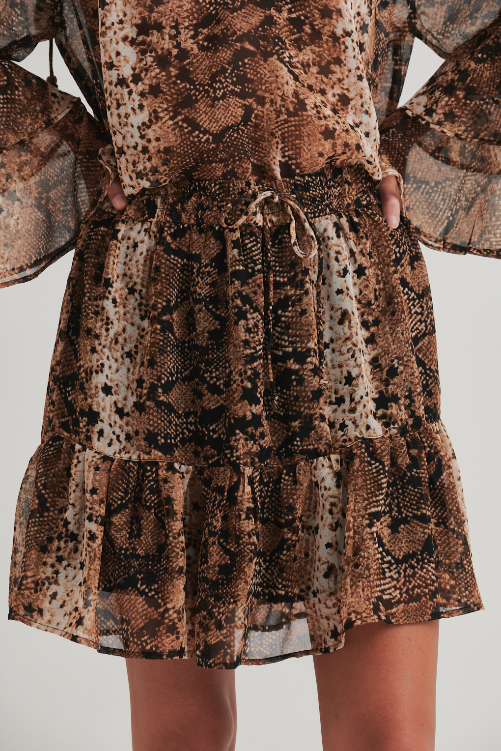 pollera animal print
