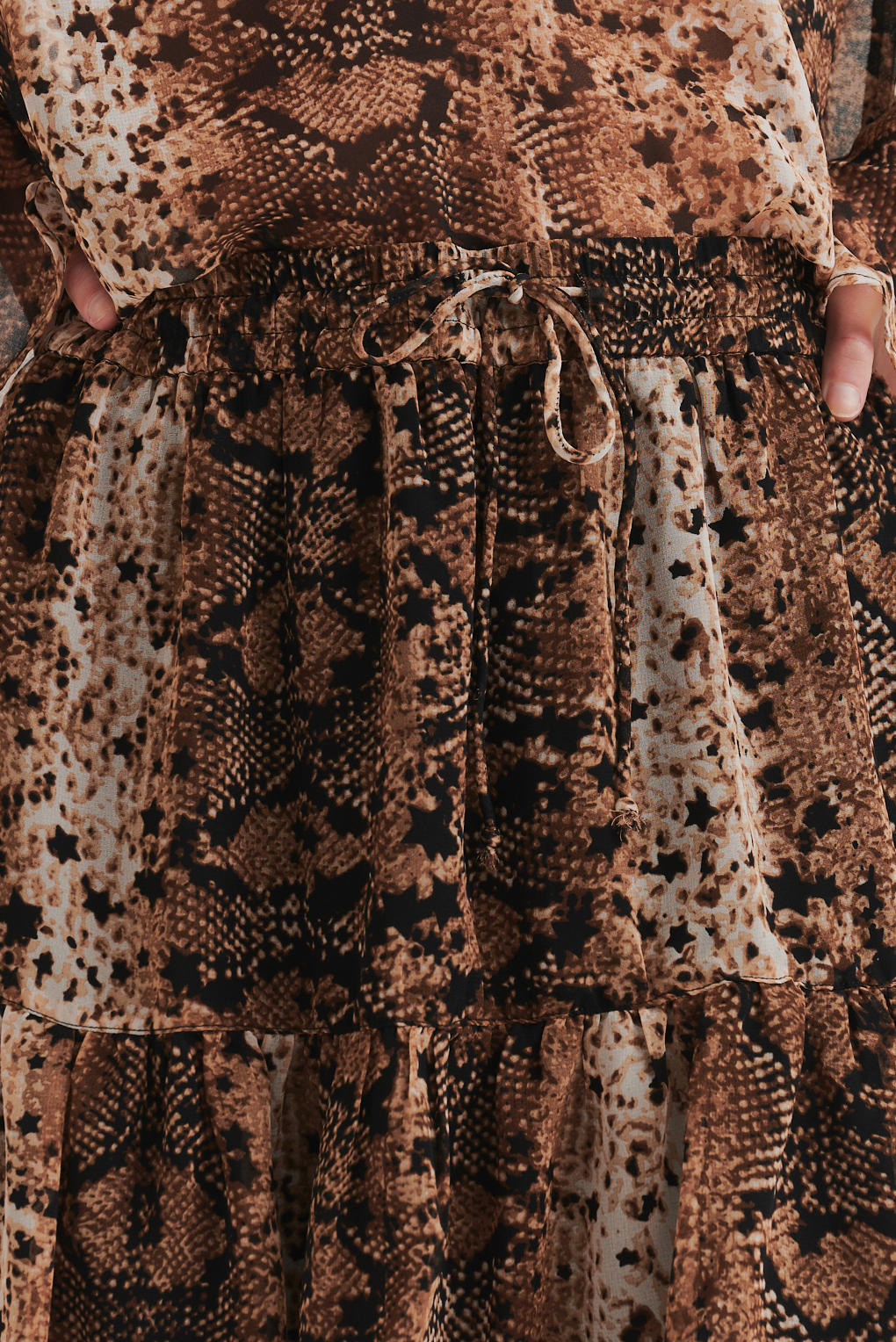pollera animal print