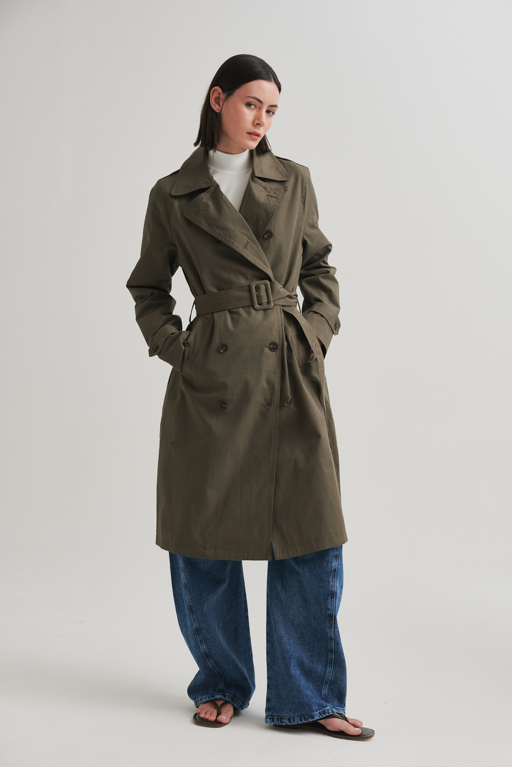 trench clásico