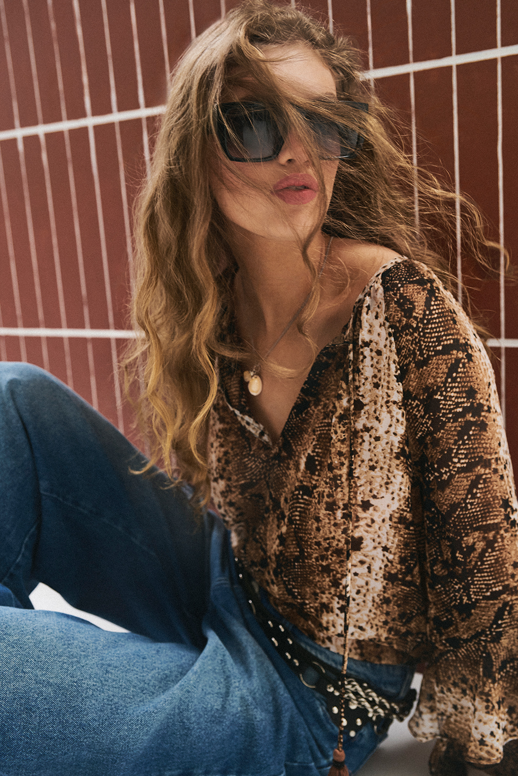 blusa animal print