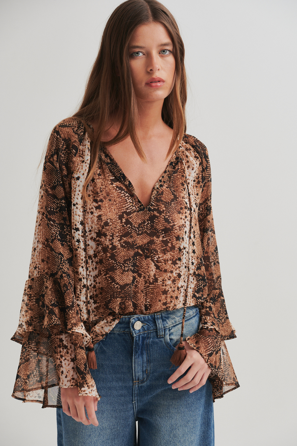 blusa animal print