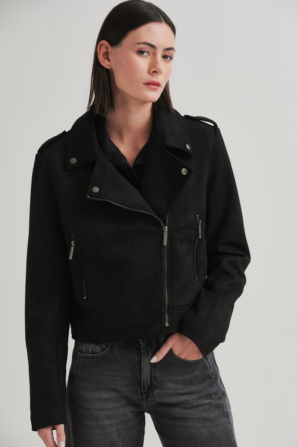 campera suede gamuza