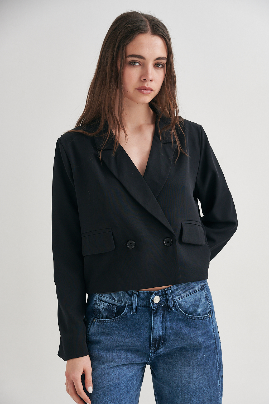 blazer sastrero corto