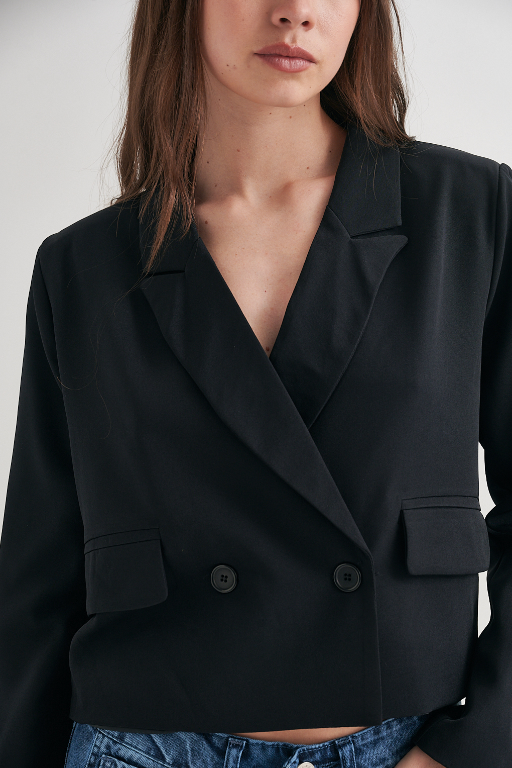 blazer sastrero corto