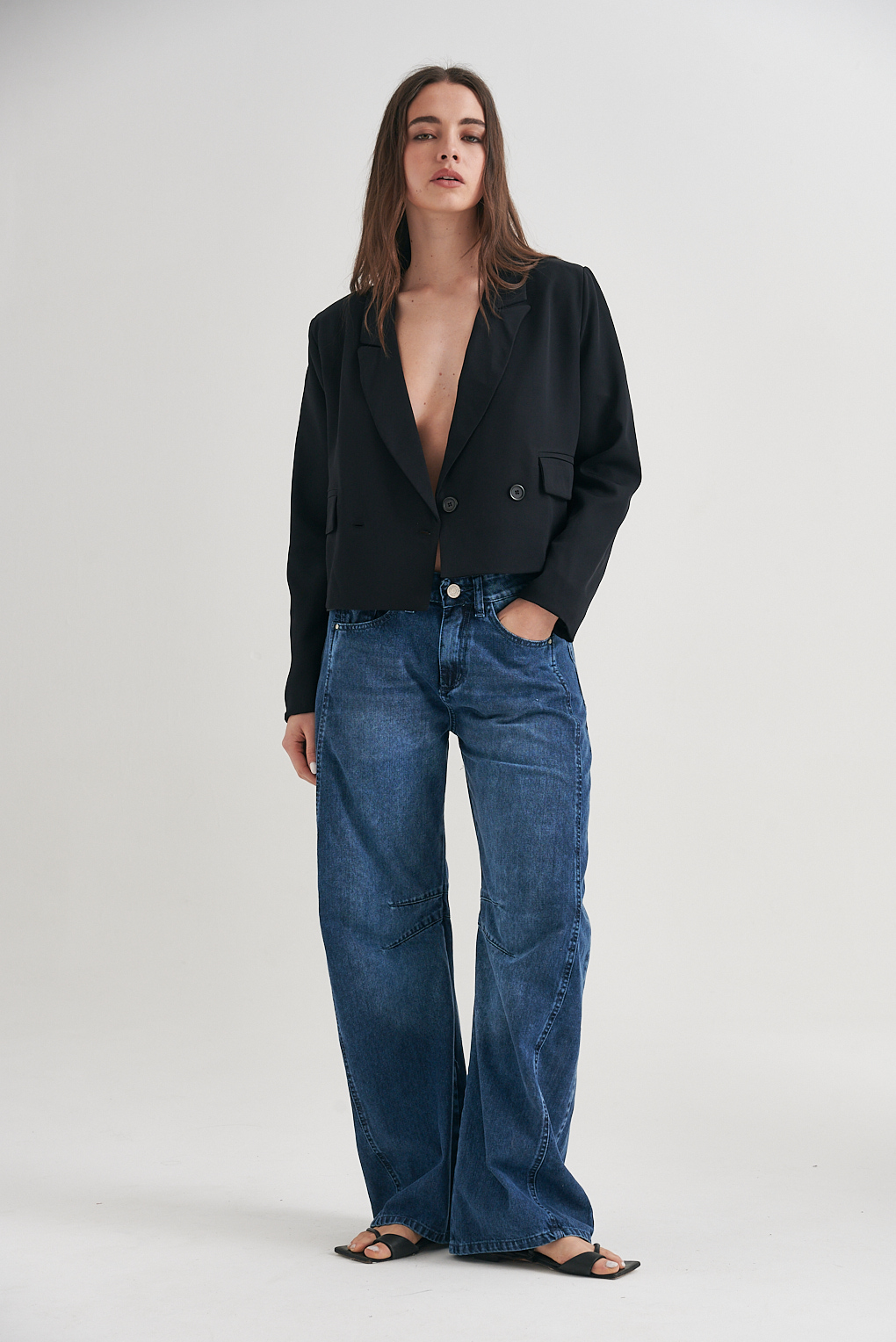 blazer sastrero corto
