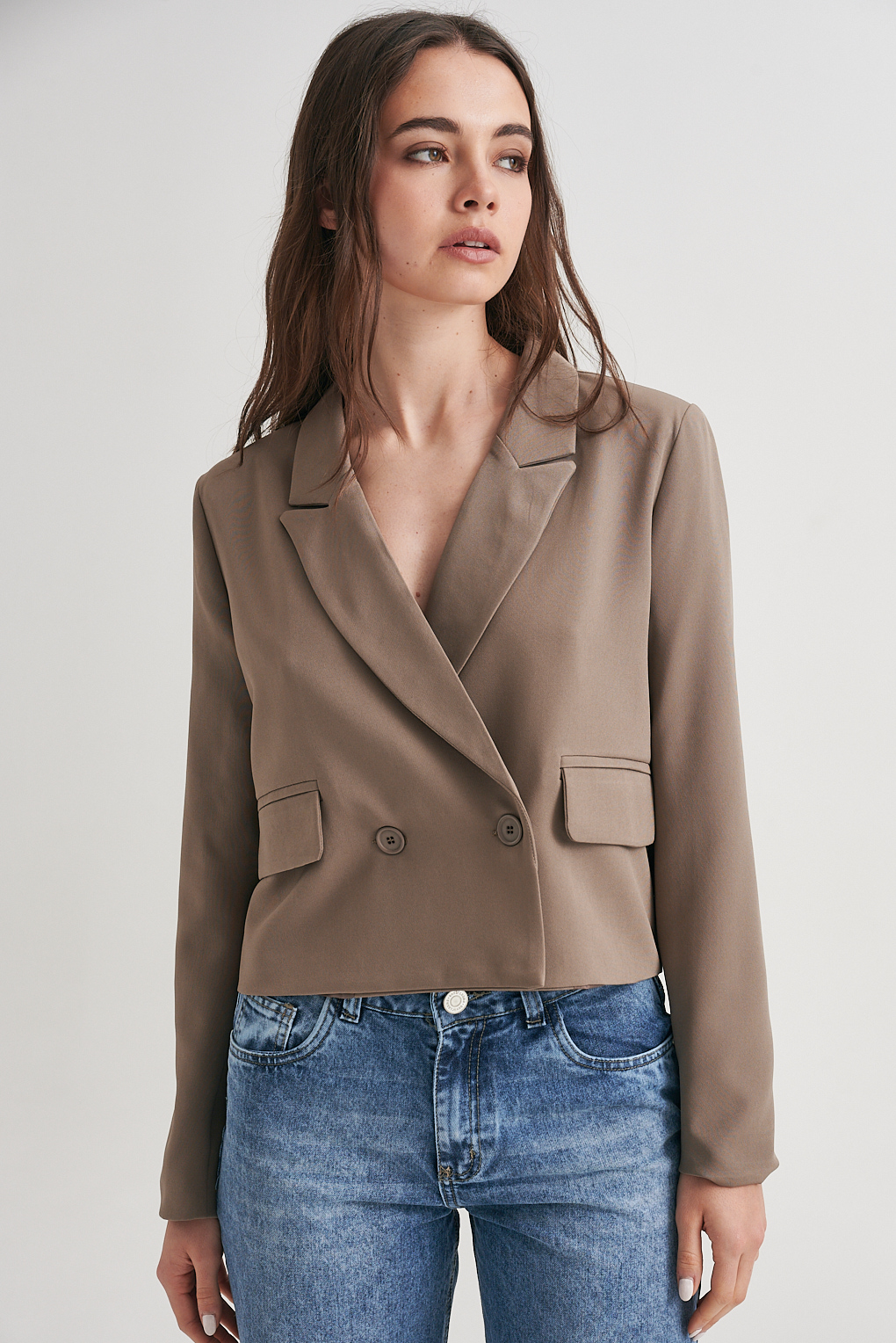 blazer sastrero corto