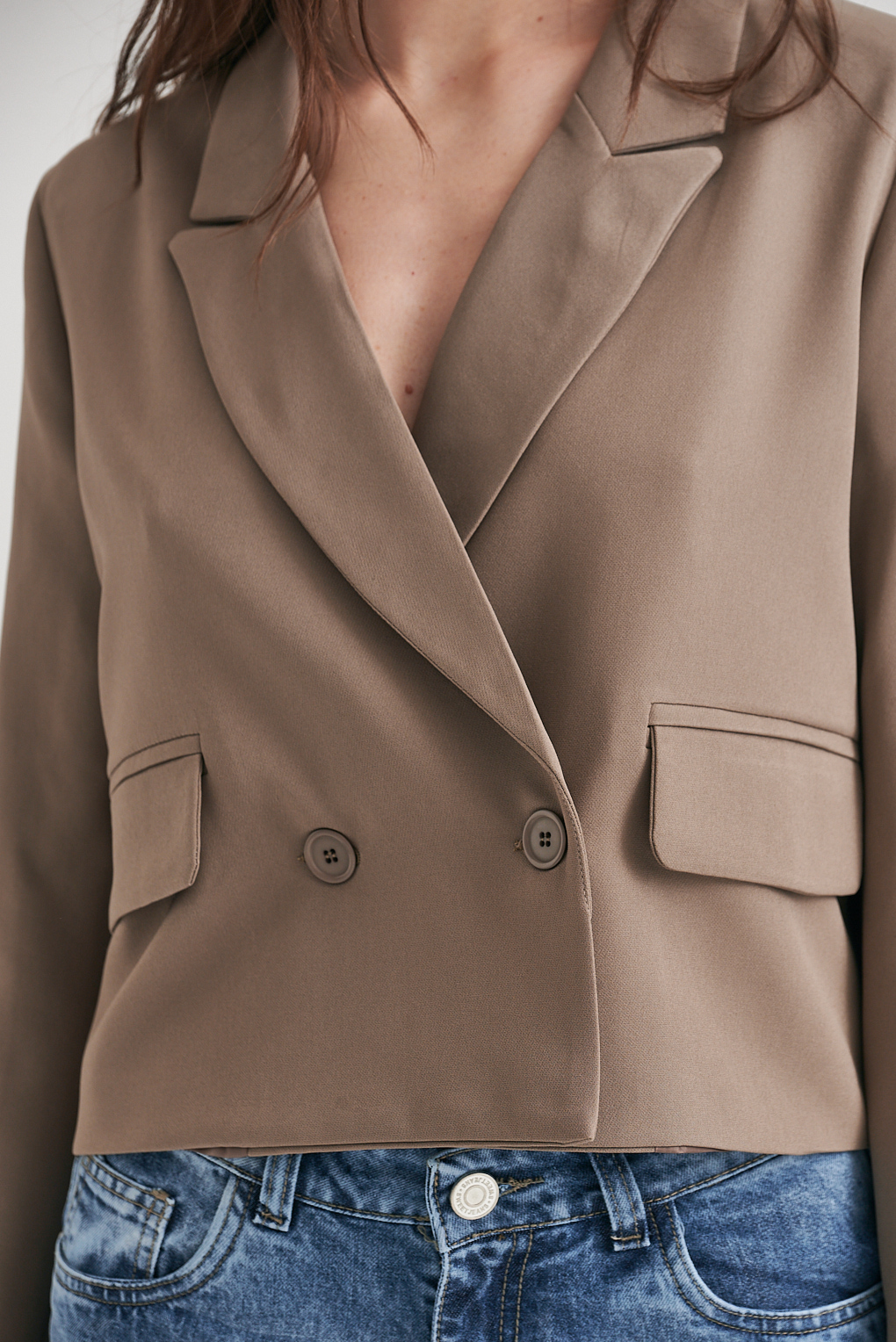blazer sastrero corto