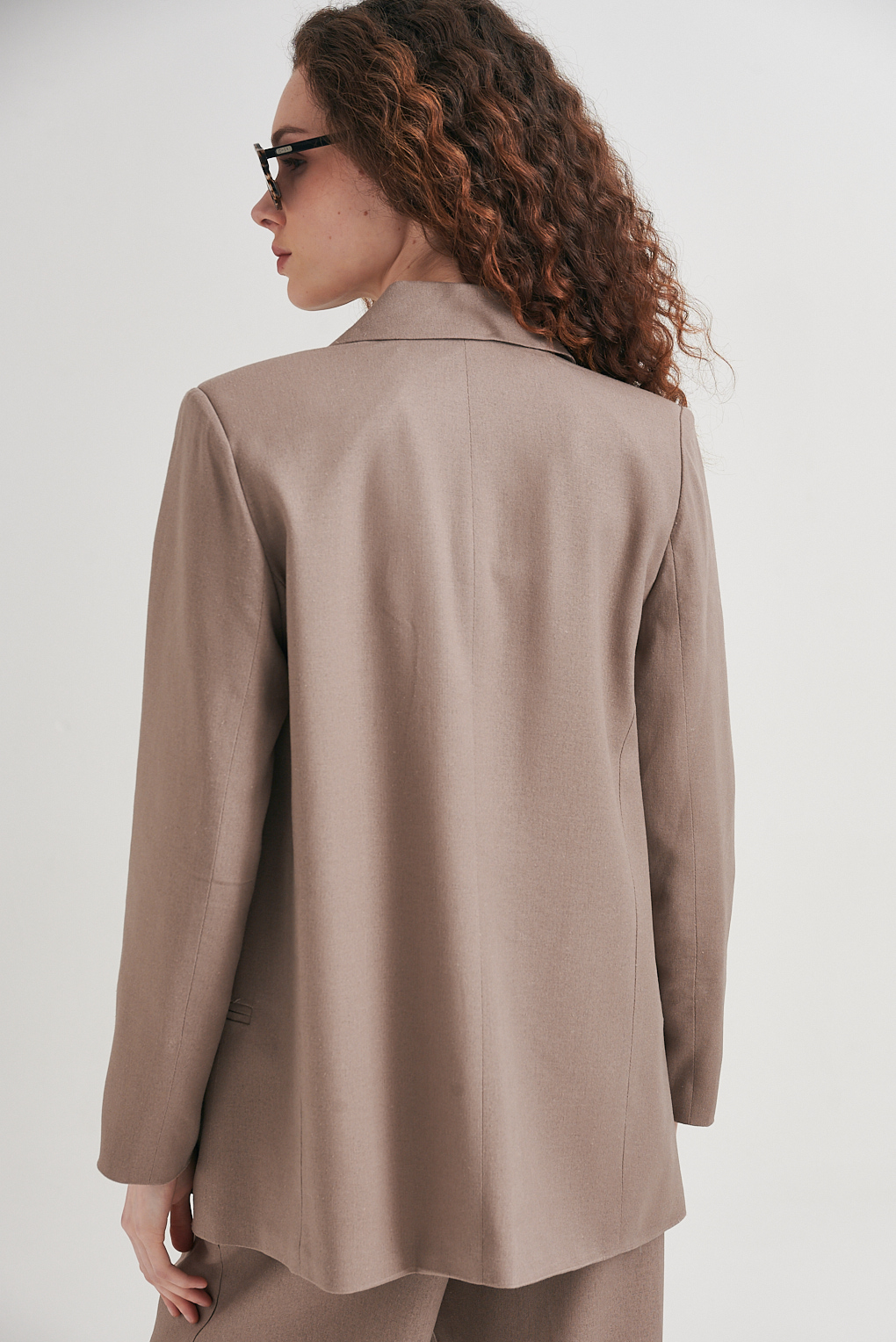 blazer de lino forrado