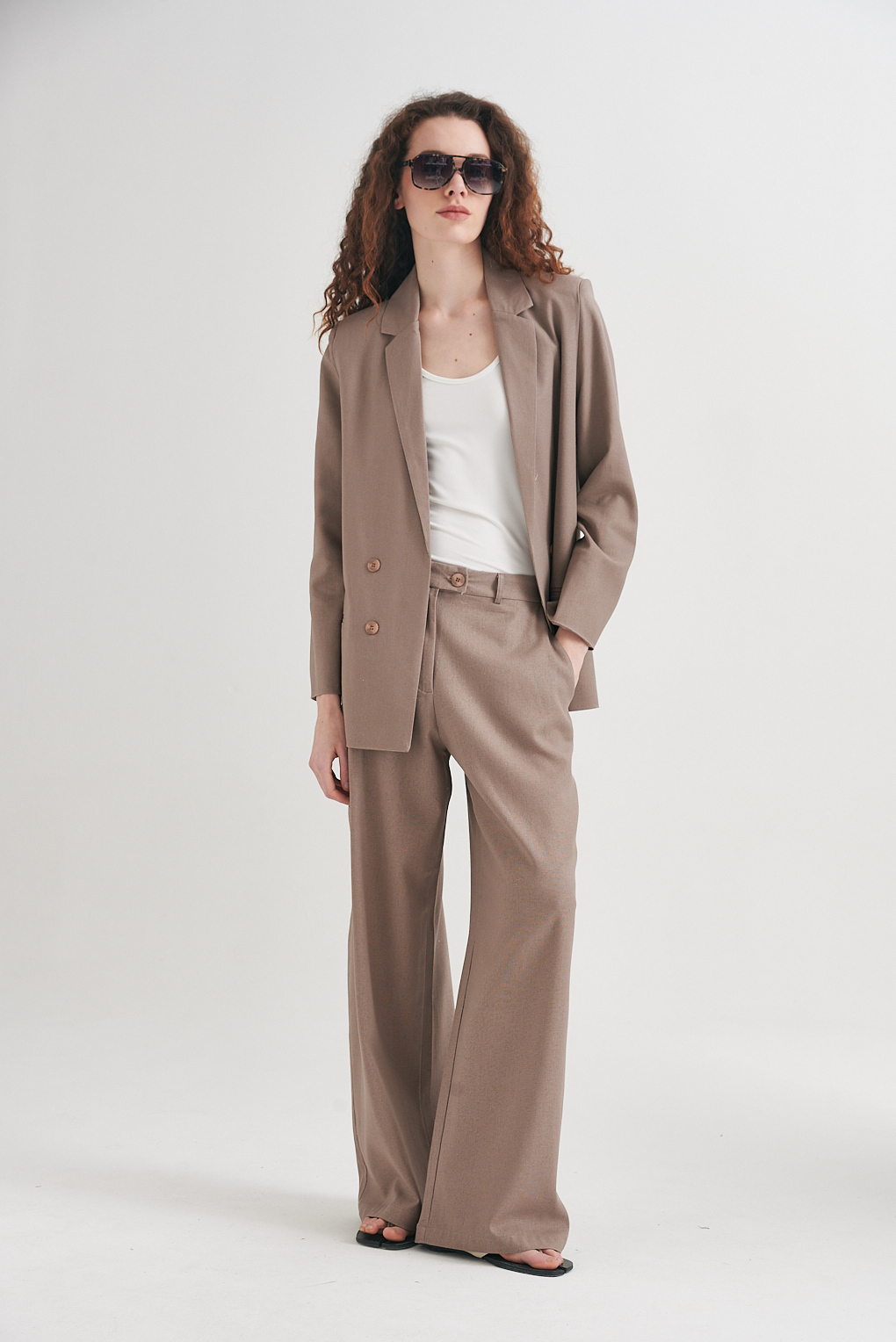 blazer de lino forrado