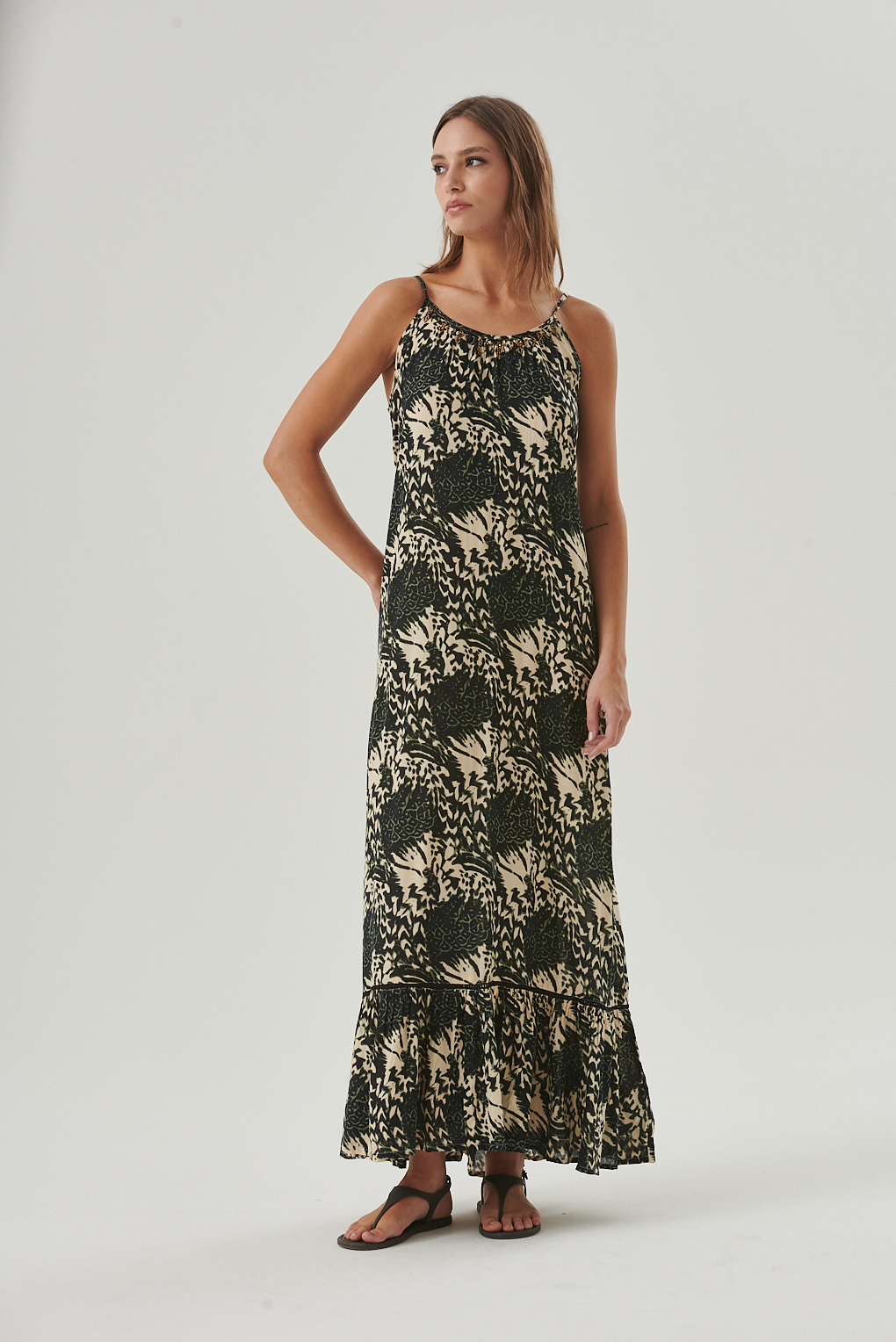 vestido viscosa