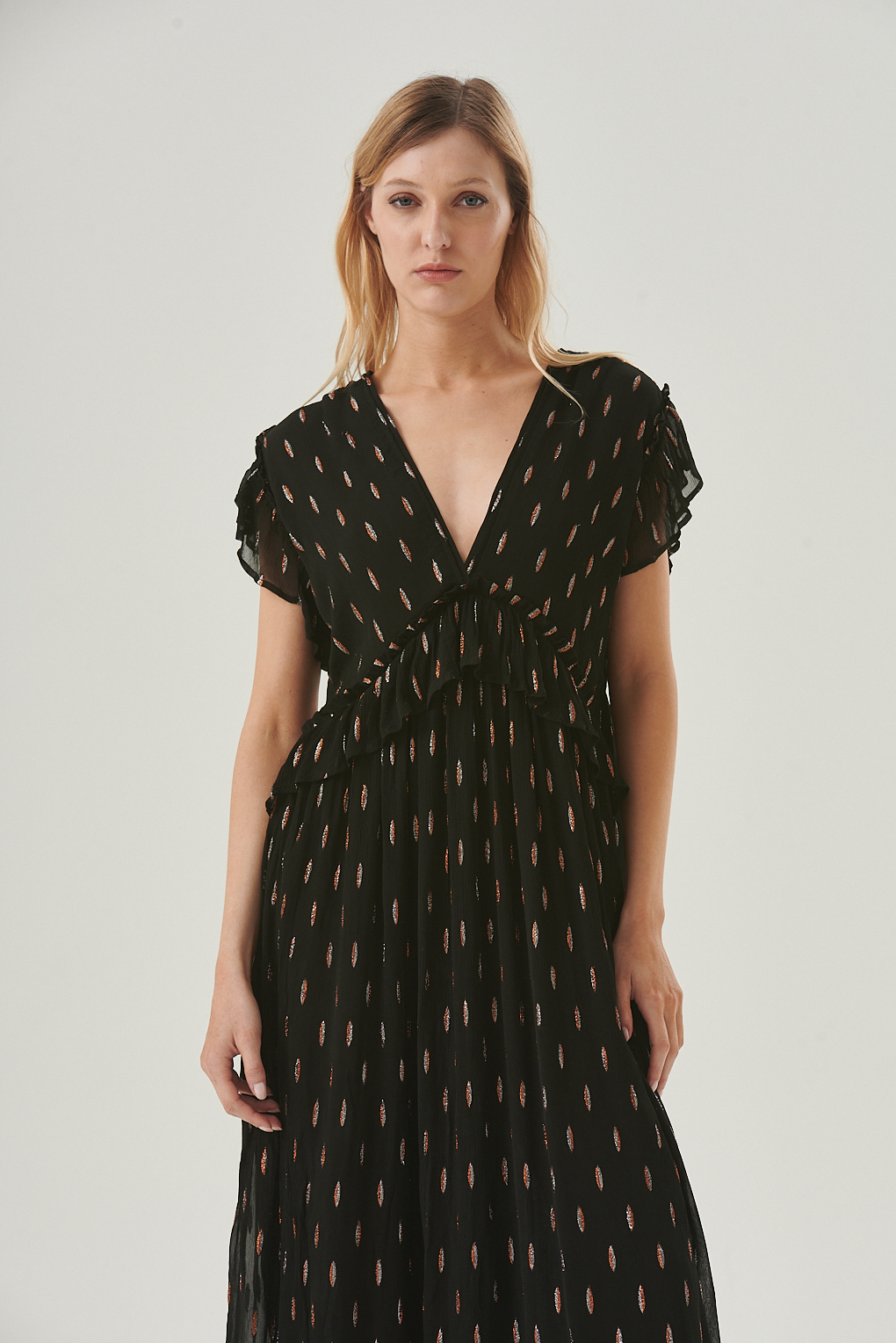 vestido lurex