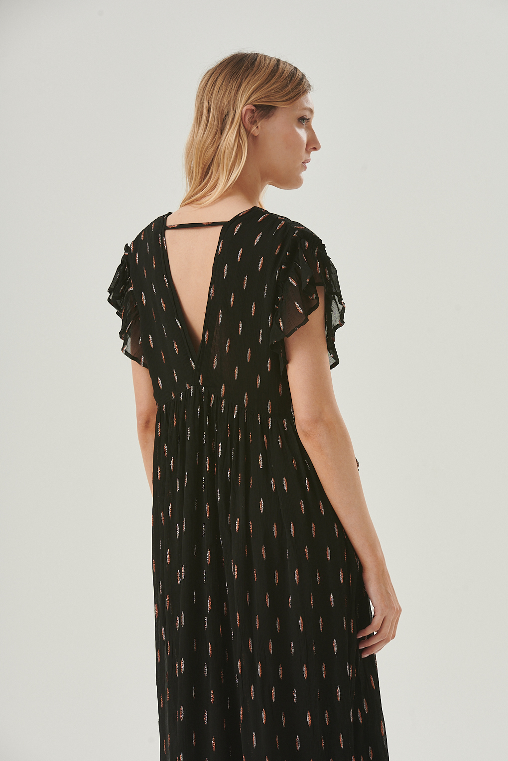 vestido lurex