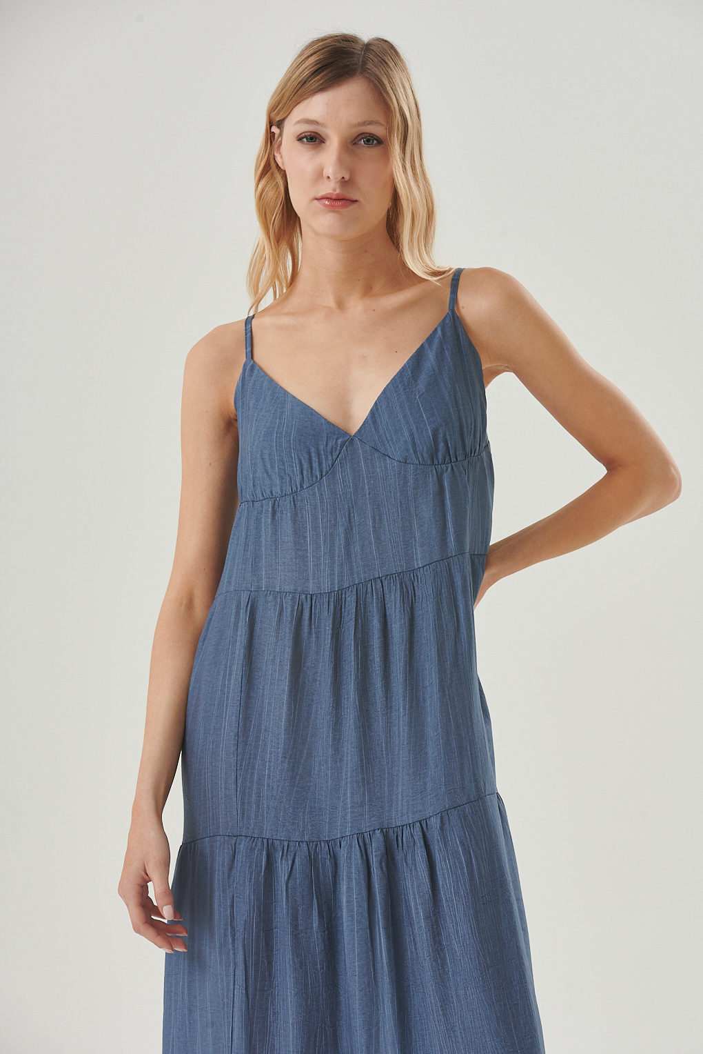 vestido largo voile