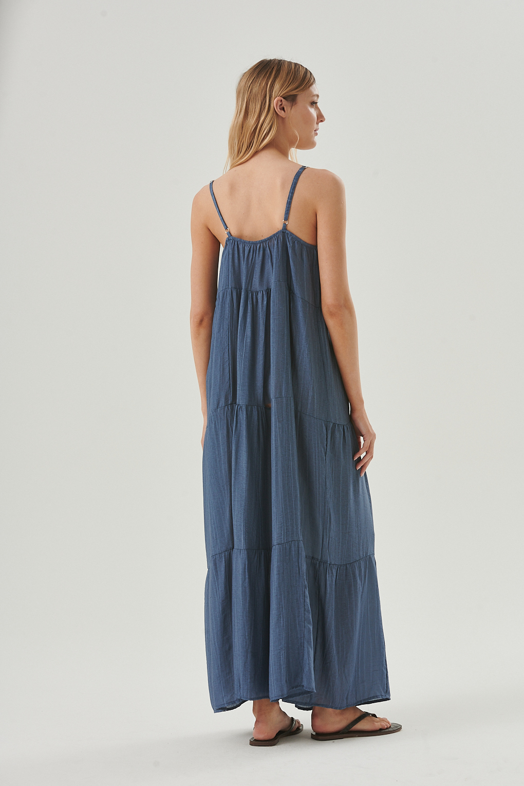 vestido largo voile