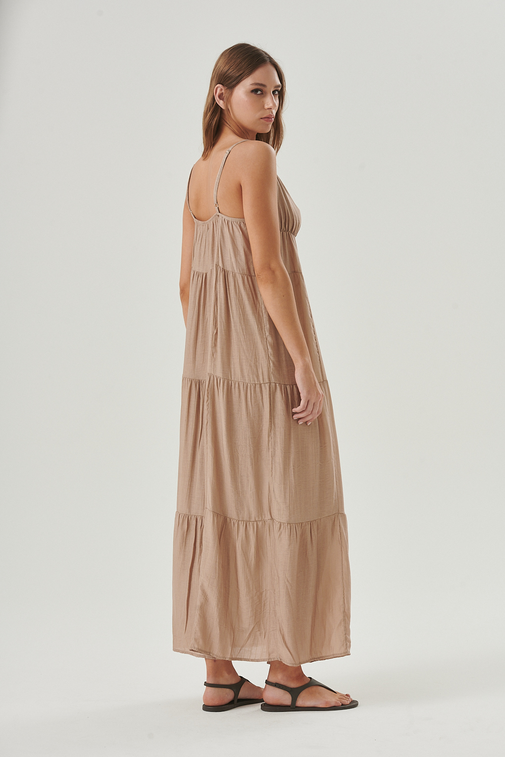 vestido largo voile
