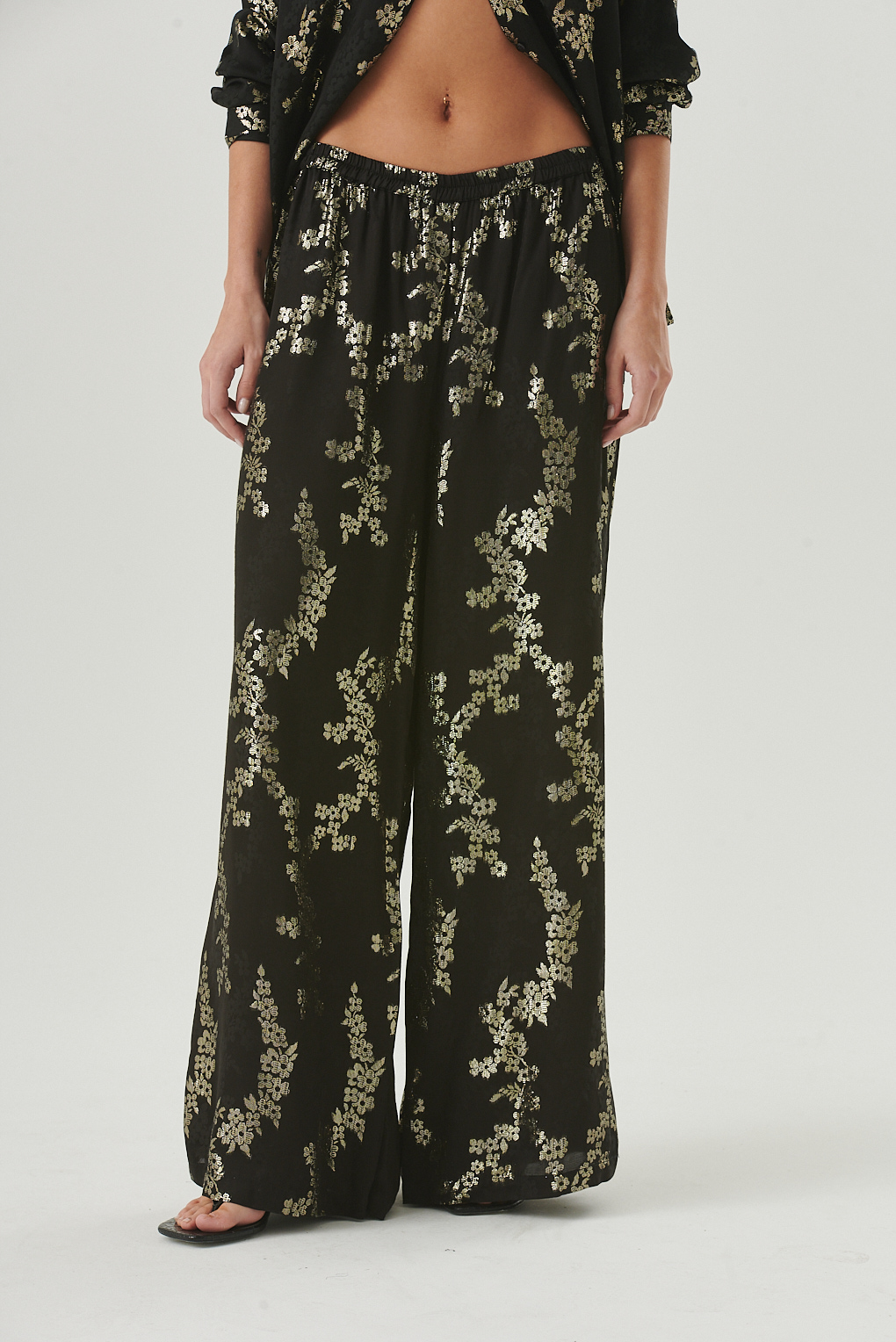 Pantalon estampado fino