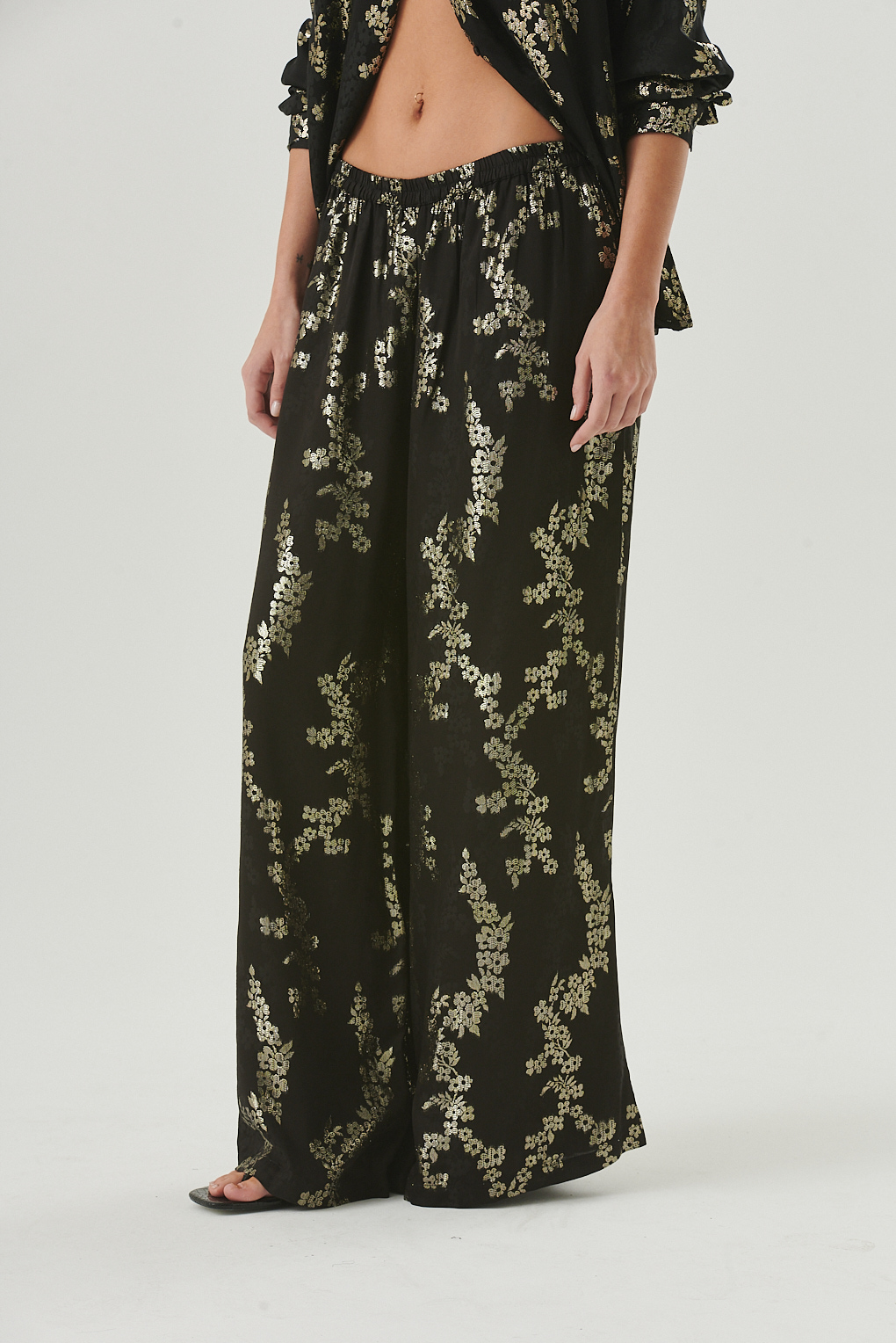 Pantalon estampado fino