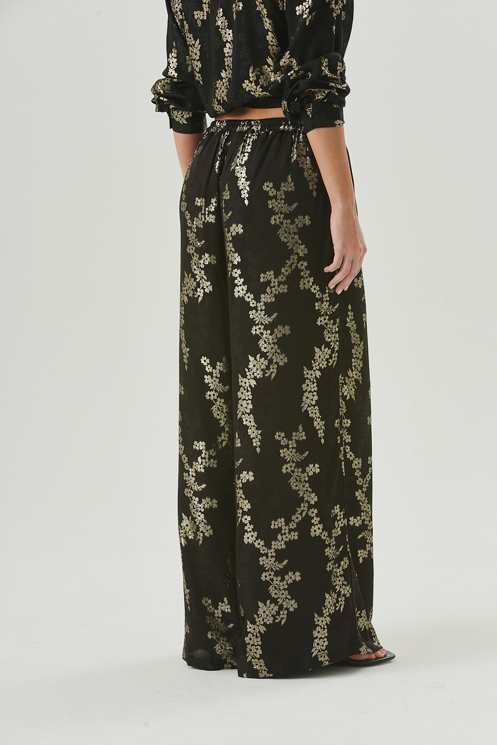 Pantalon estampado fino