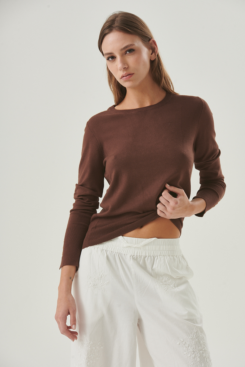 sweater liviano liso