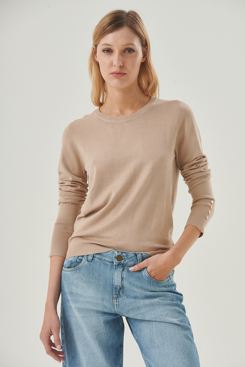 sweater liviano liso