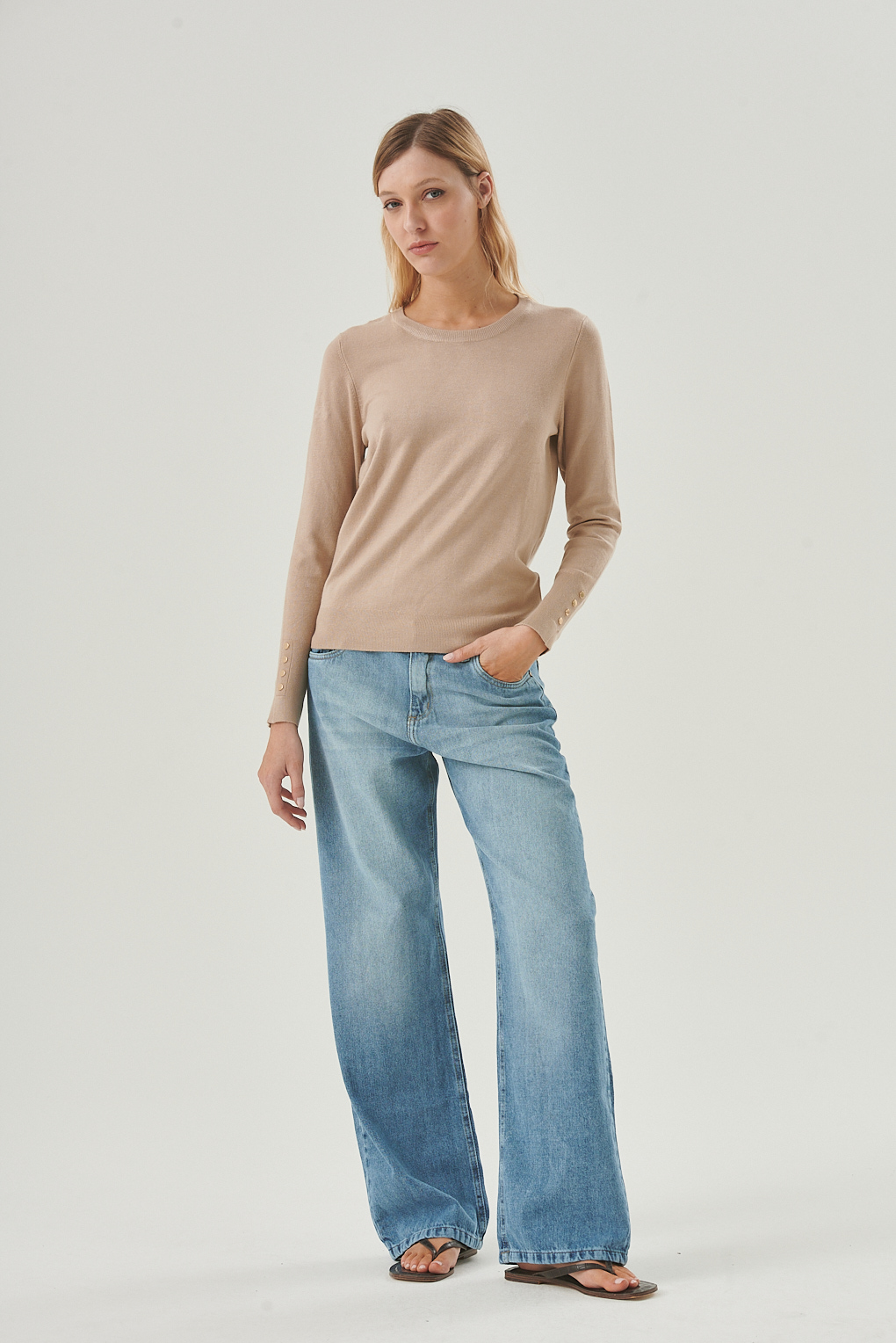 sweater liviano liso