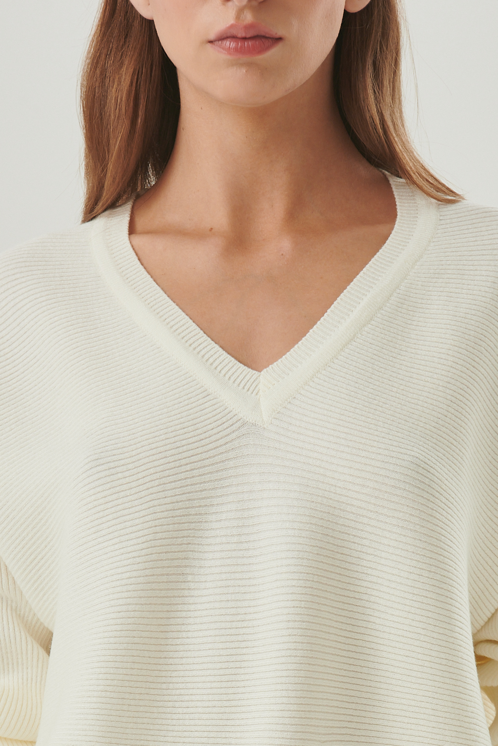 sweater escote V