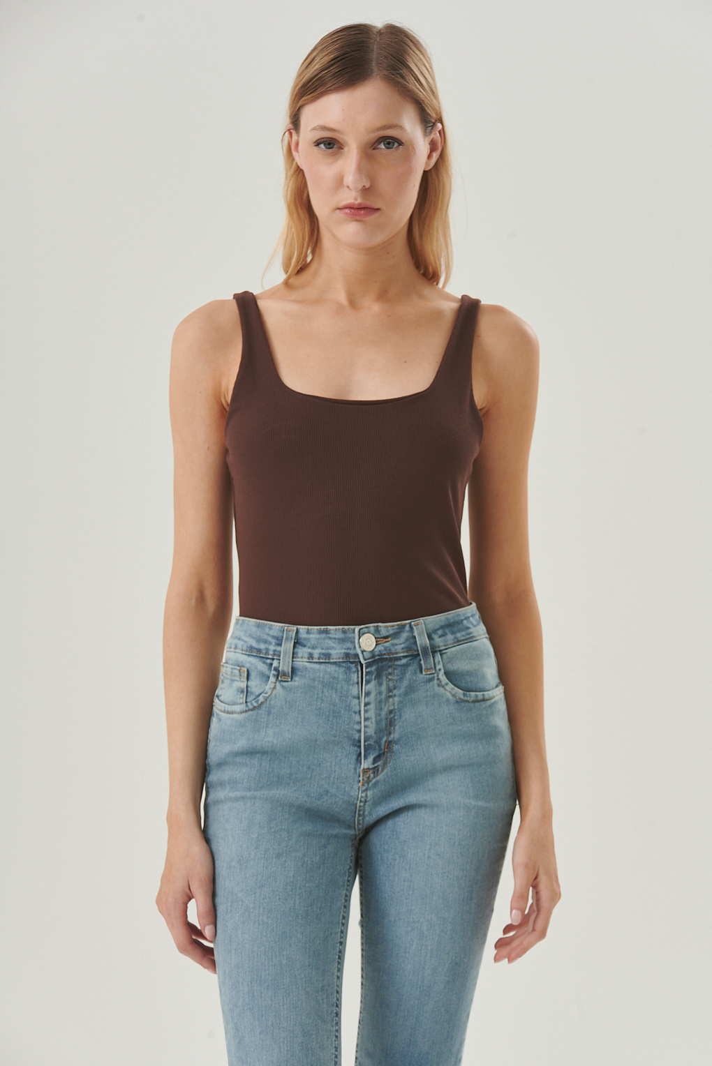 top ribb escote cuadrado