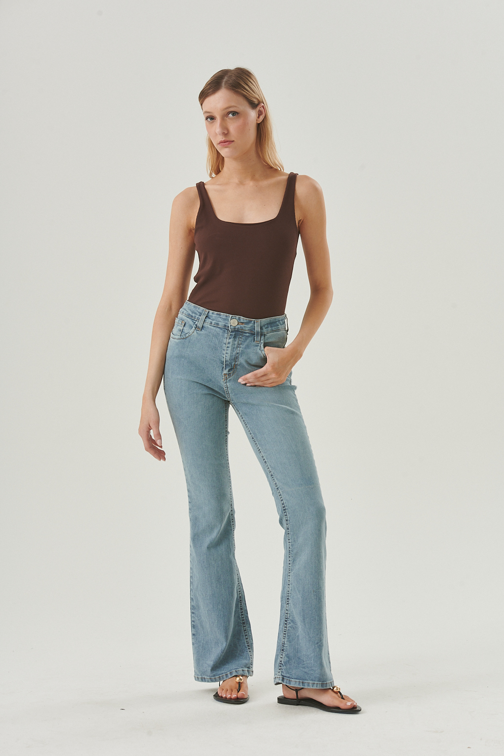 top ribb escote cuadrado