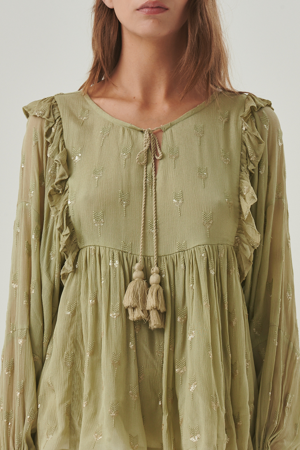 blusa jacquard