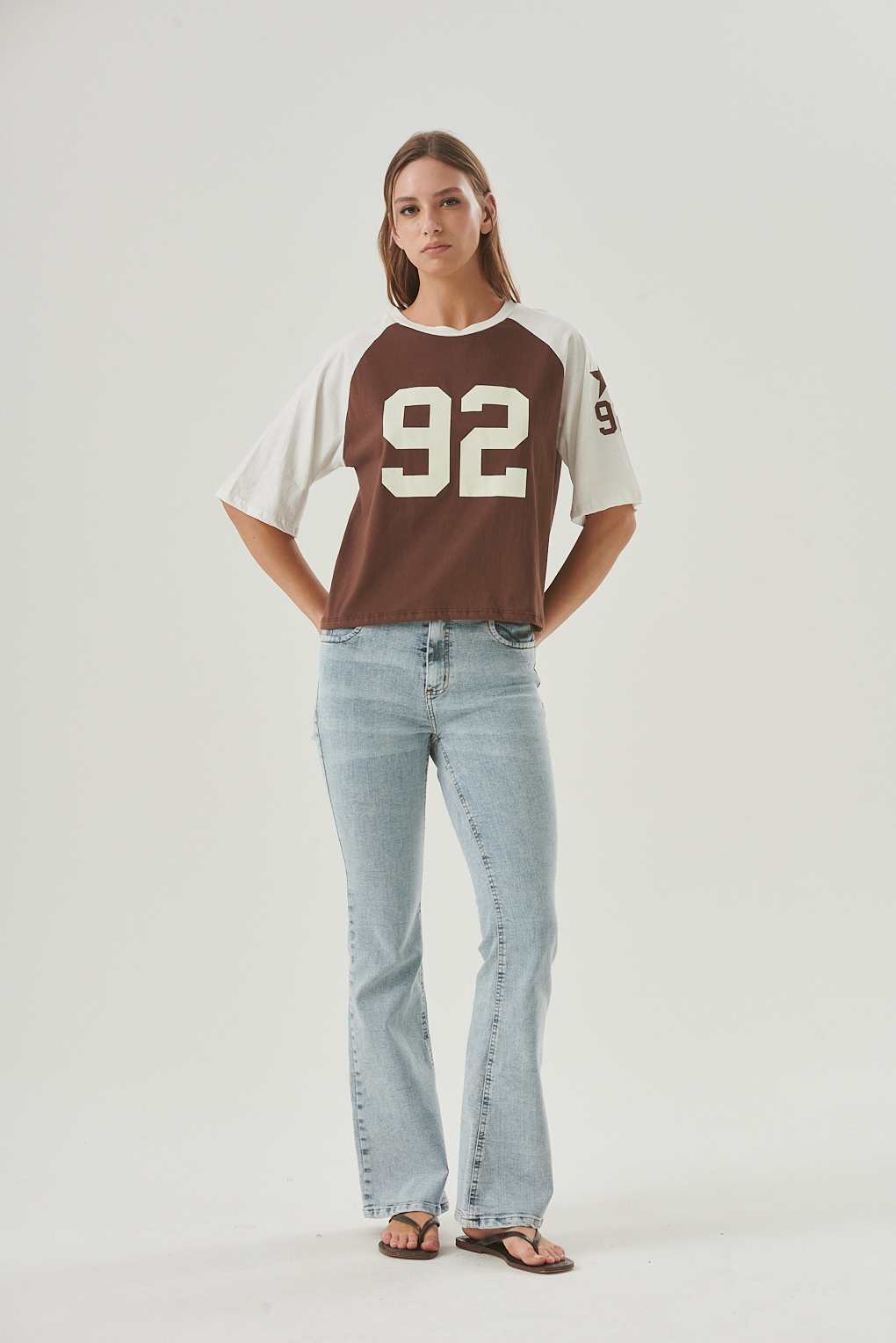 remera algodon estilo universitario 