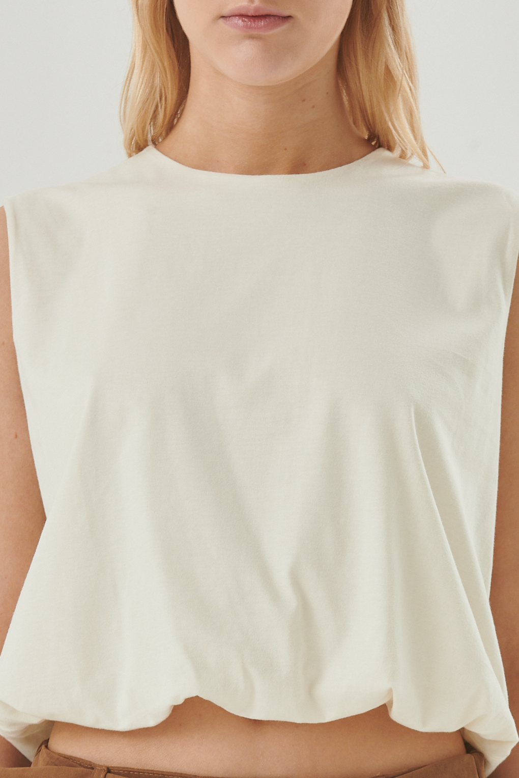 remera algodón efecto globo