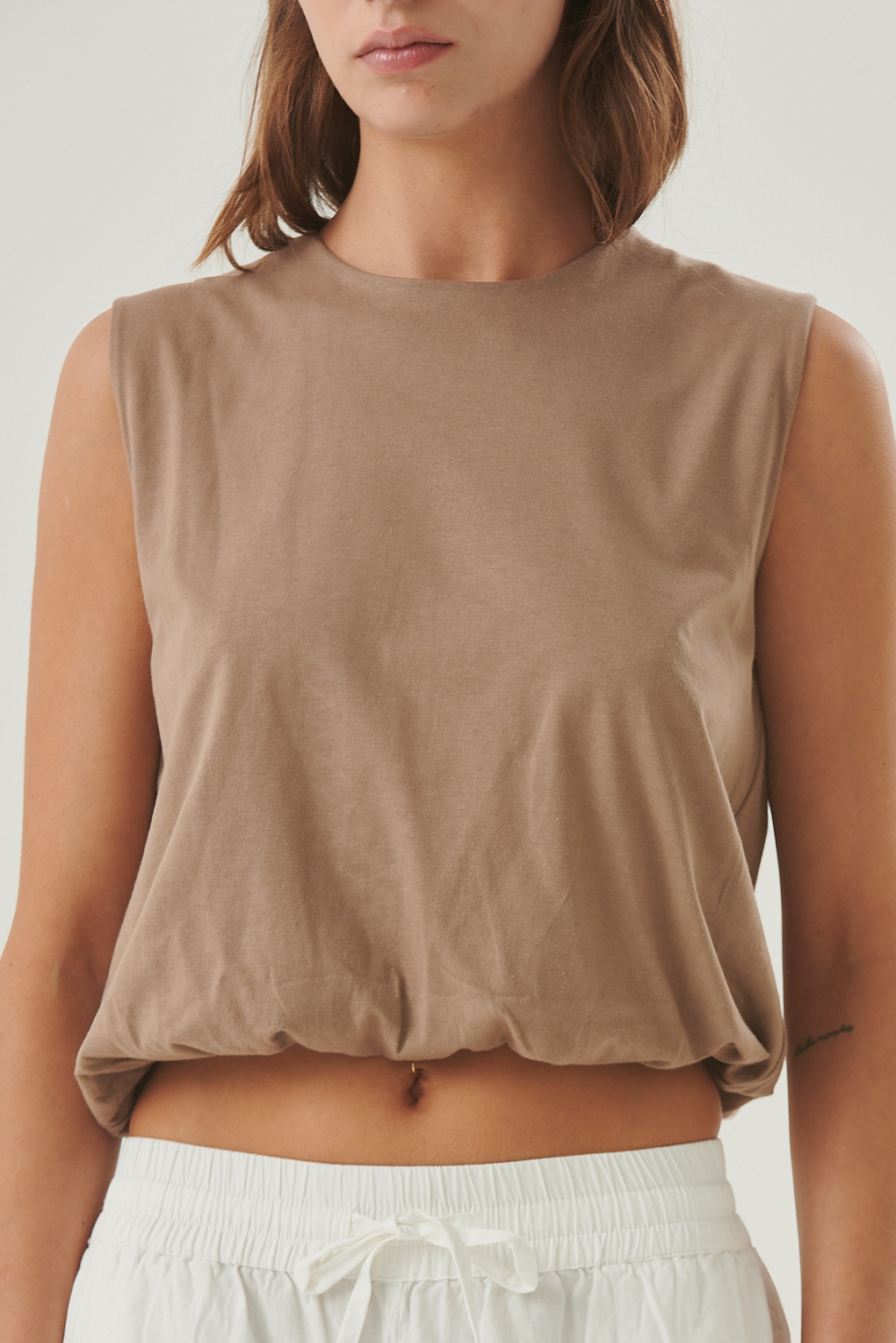 remera algodón efecto globo